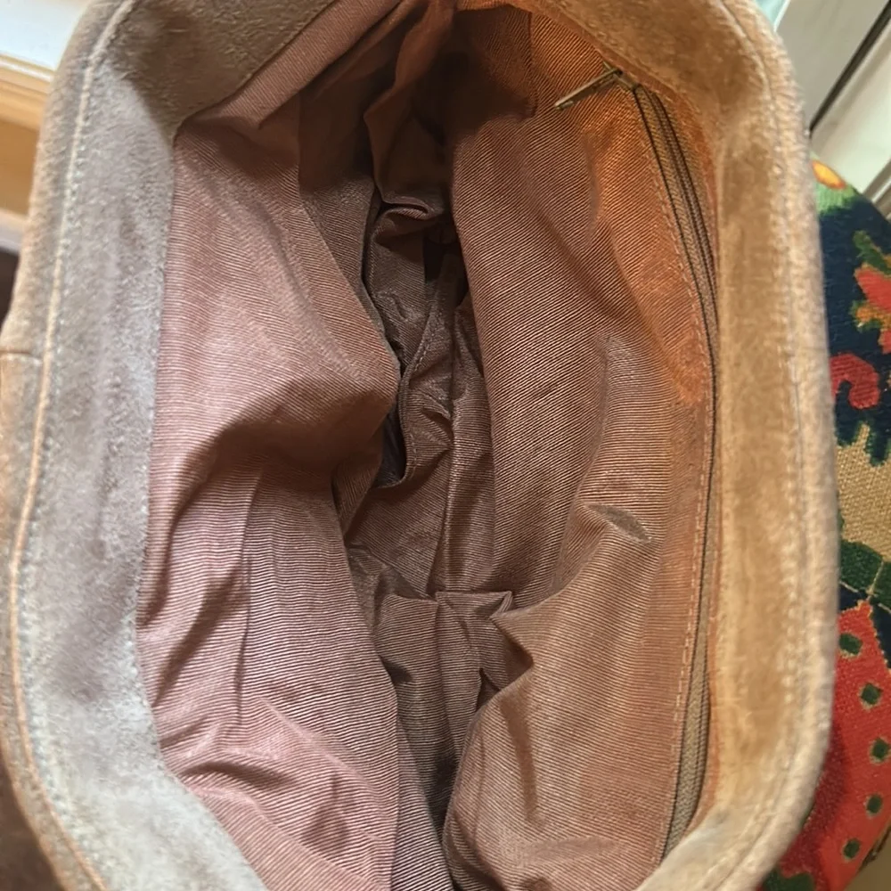 Vintage Etra suede leather crossbody